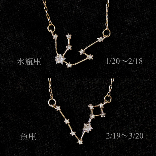 選べる12星座のネックレス ネックレス・ペンダント SOARA another line