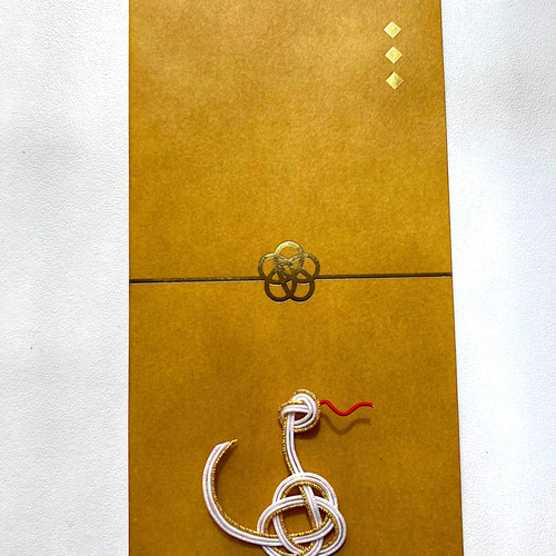 受注製作]2025年干支 水引蛇付き お年玉袋 お札が折らずに入り