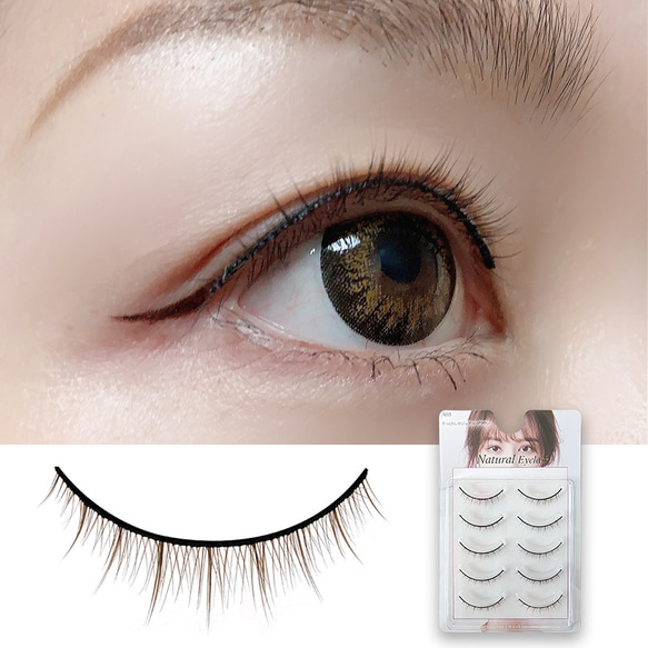 ダイソー つけまつ毛 No.a03 クロスタイプ 30個 ダイソー つけまつ毛