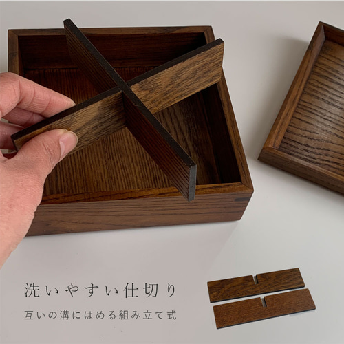 木製黒塗り蓋付きのお弁当箱 10客セット 懐石　お重 お節 おせち お正月 楽天市場】おせち用 無垢の重箱 木種ファルカタ 【2段】6.5寸 お