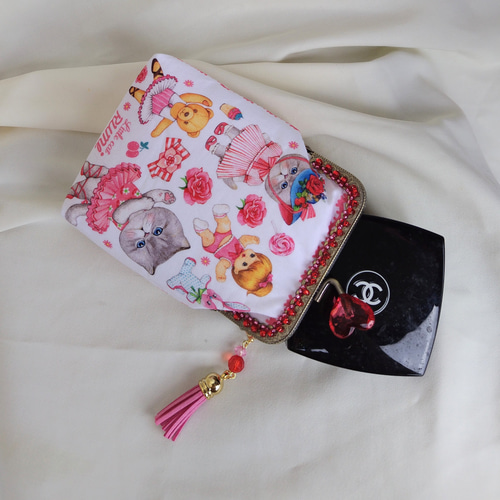 コヤンイサムチョン☆可愛いがま口 便利サイズ ハンドメイド がま口