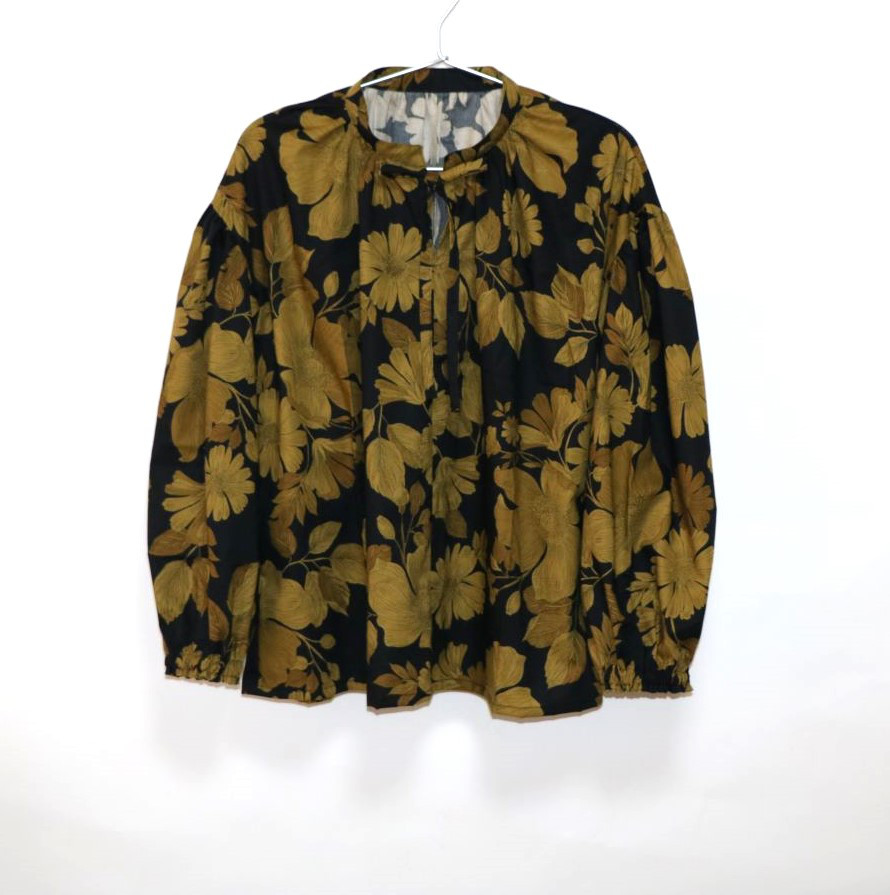 ５年後も着たい　ブラウス！！　コットンレーヨン　ブラック 6,142円