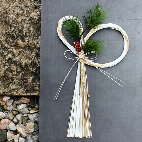 新作再販】お正月しめ縄凛とした水引き しめ縄・しめ飾り Danke! f&l