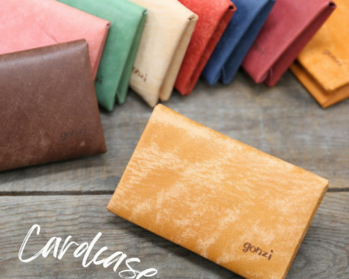 送料無料 大容量カードケース イタリアンレザー 名刺入れ 名入れ