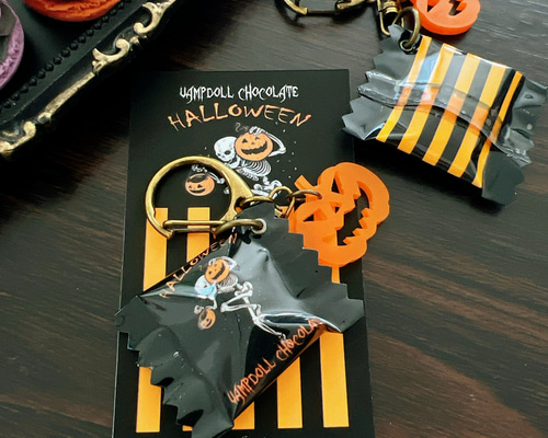 陽気なガイコツの要次(ようじ)さん】ハロウィンキャンディーバッグ