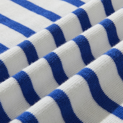 ★現貨★ 經典條紋針織長袖毛衣，配色協調，白色和藍色，240918-1 第18張的照片