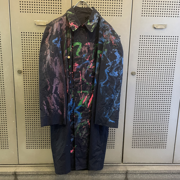 古着ヴィンテージvintage ステンカラーコートリメイクリメイクコート