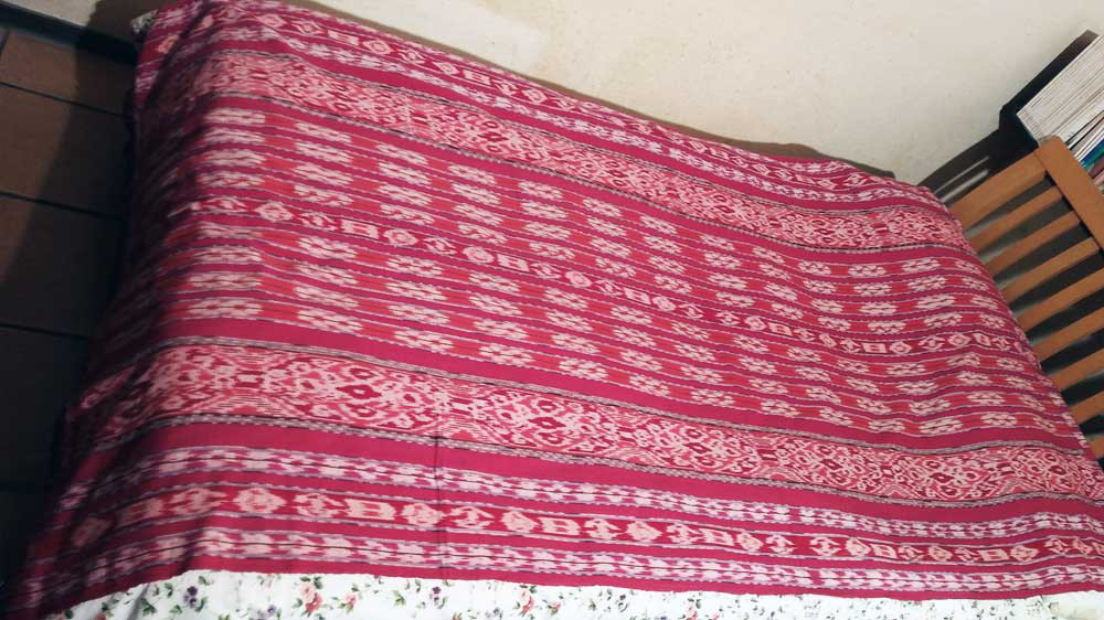 イカット・ベッドカバー・シングル5431