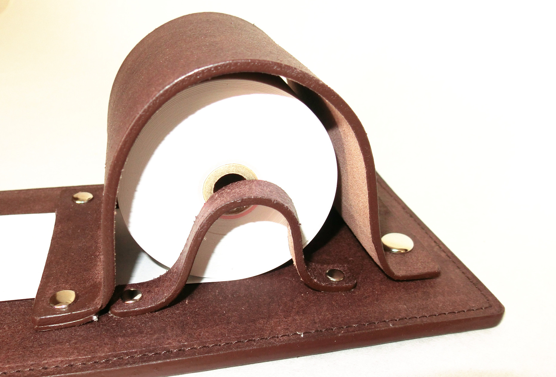 牛革ﾛｰﾙﾍﾟｰﾊﾟｰﾒﾓﾎﾙﾀﾞｰ