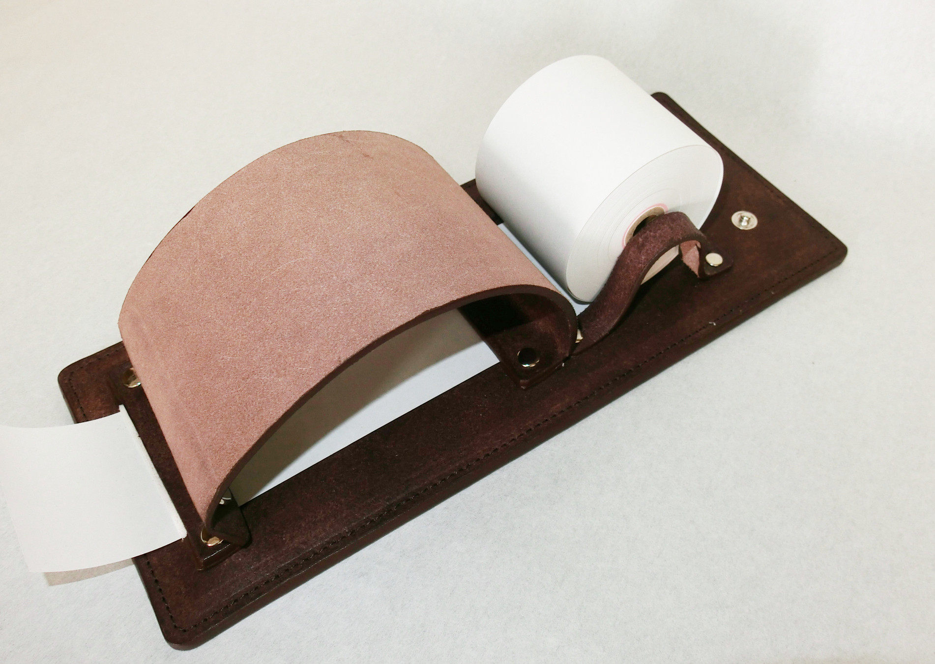 牛革ﾛｰﾙﾍﾟｰﾊﾟｰﾒﾓﾎﾙﾀﾞｰ