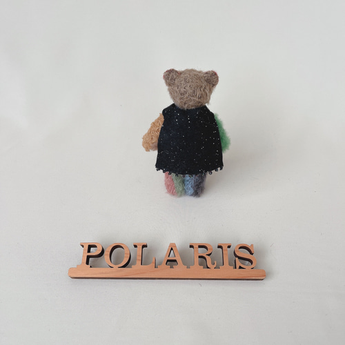 手のひらサイズのテディベア（カラフル2号） ぬいぐるみ POLARIS BEAR