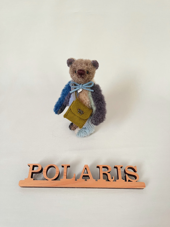 テディベア ハンドメイド ai bear 手のひらサイズ 11㎝ うさぎ 作家 テディベア ハンドメイド ai bear 手のひらサイズ 11㎝ うさぎ 作家