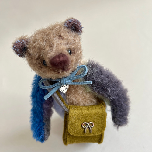 手のひらサイズのテディベア（オトナ色マルチ） ぬいぐるみ POLARIS