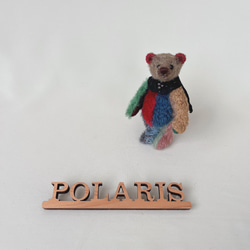 手のひらサイズのテディベア（カラフル2号） ぬいぐるみ