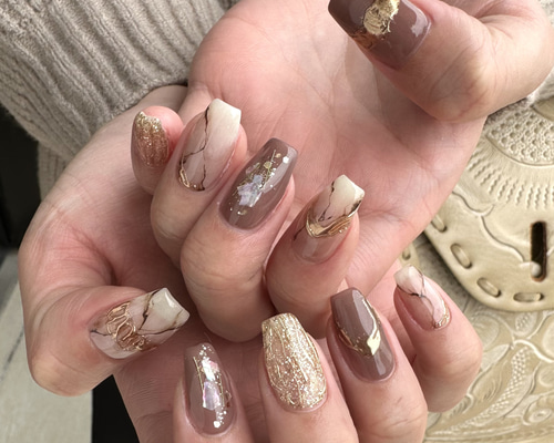 ［04］ネイルチップ ぷっくりネイル ミラーネイル 癖ネイル 個性派 オーダー 個性派 オーダー ［04］ネイルチップ 癖ネイル ミラーネイル ぷっくりネイル