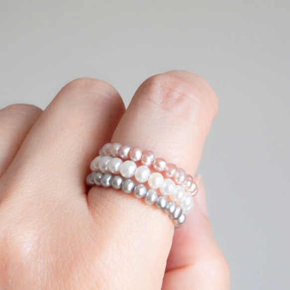 天然淡水真珠指輪シンプルデザインリング「手作り」 楽天市場】【新品指輪】天然淡水真珠 パール リング 指輪