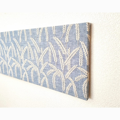 ファブリックパネル ミナ ペルホネン ボード 大型パネル スピカ ブルー