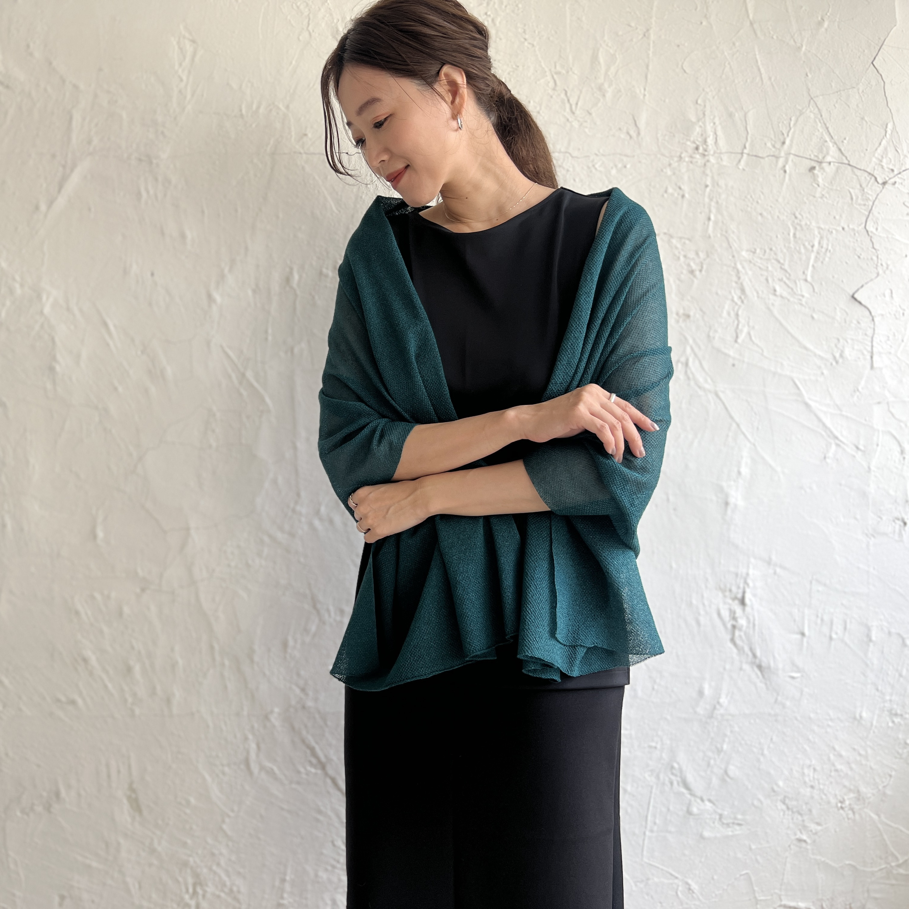 美濃和紙＆オーガニックコットン ストール