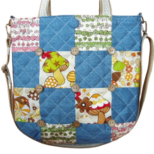 ハンドメイド☆デニムリメイク☆トートバック☆パッチワーク