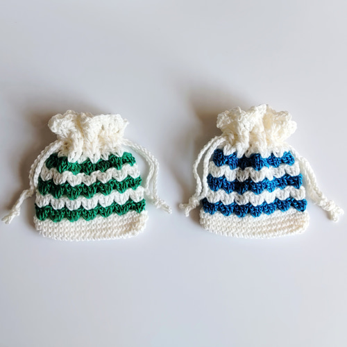 ✨再販 ミニミニ巾着袋 2点セット販売 12パターンより選択 縦9㎝、横8