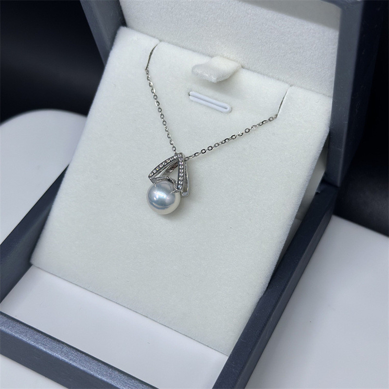 パールネックレス レディースネックレス8-9mm丸パール本物真珠淡水結婚記念ギフト　ハンドメイドアクセサリー