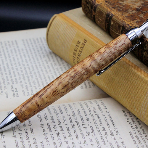 欅 ケヤキ 縮杢・Pencil 0.5mm」木軸シャープペンシル Viriditas銘木