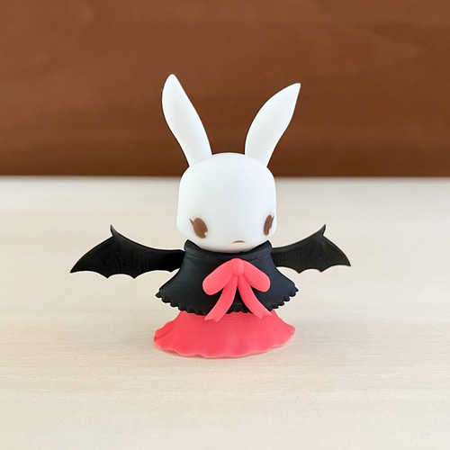 ノワール・ラパン 悪魔な黒羽ウサギ【うさぎ ウサギ 悪魔 かわいい