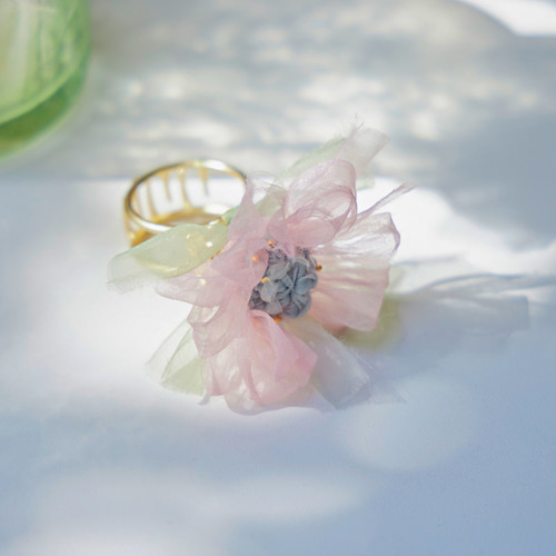 みつさん専用 imac 花モチーフ ヘアクリップ ヘアクリップ 白蝶貝 ラインストーン パール ホワイト ブラウン