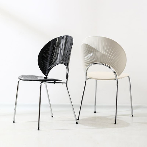 ダイニング チェア シェル 型 貝殻 クリア 透明 ユニーク インテリア