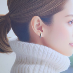 3点セット ラピスラズリ 深い青 時を越えた魅力 ステンレス つけっぱなし ミニピアス アレルギー対応 天然石 シルバー 5枚目の画像