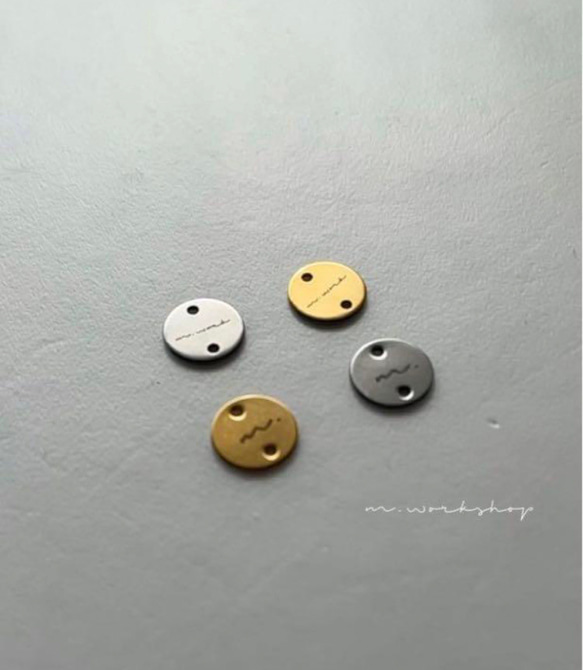 小ロットからok!20枚〜　ブランドタグ　ロゴプレート　オリジナルタグ 11枚目の画像