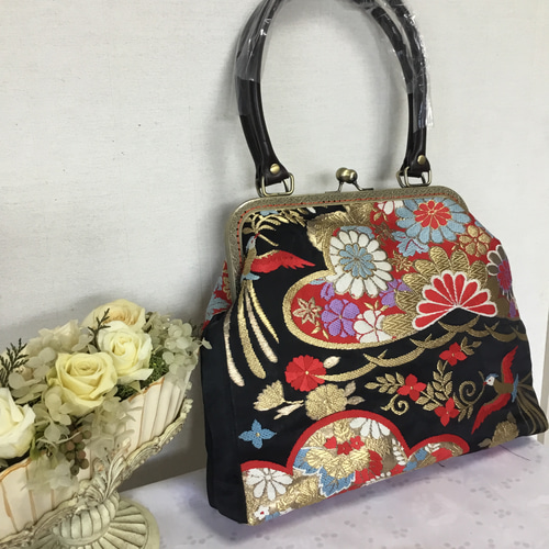 ★決算特価商品★ 花ぷらら・オリジナル・1点物・ハンドメイド・リメイク・帯 バッグ