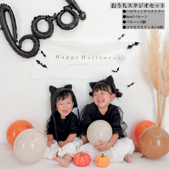 早割】ハロウィンおうちスタジオセット ハロウィンタペストリー