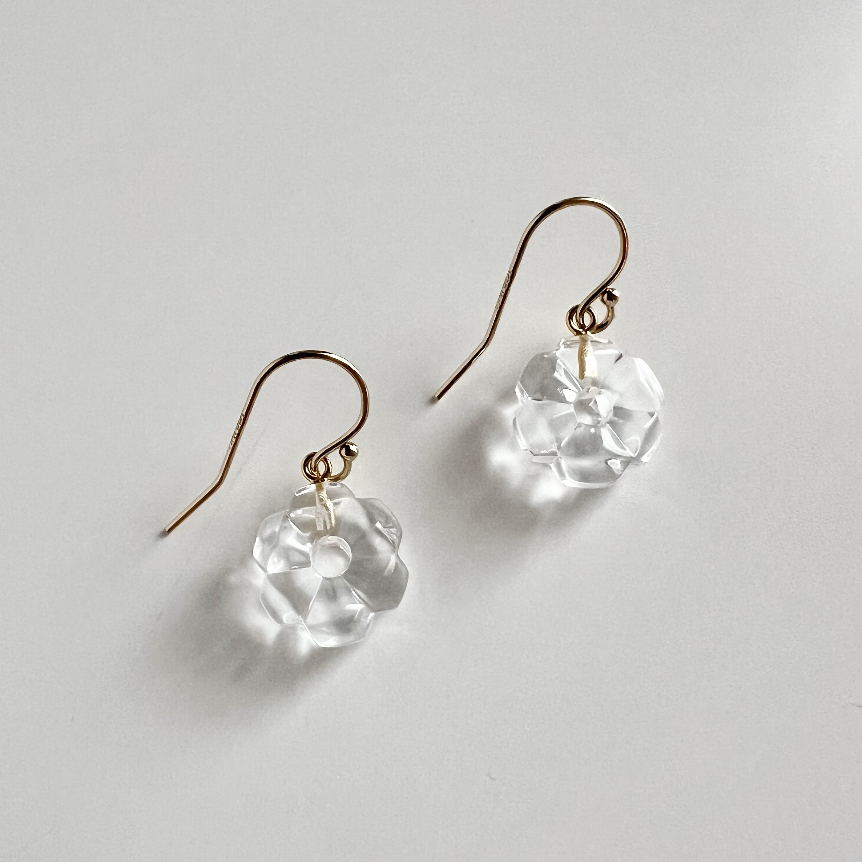 ガラスピアス　6カット