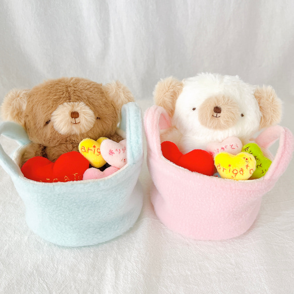 即日発送】くまちゃんとありがとうを集めよう♡ ぬいぐるみ くまはな 