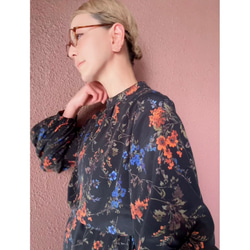 選擇您的尺寸❤️ 超輕盈❤️ 修身顯瘦❤️ 時尚優雅連身裙❤️ 飄逸面料❤️ 復古花朵 第6張的照片