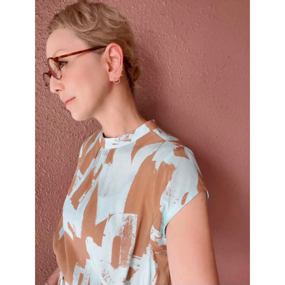 選擇您的尺寸❤️ 超輕盈❤️ 修身顯瘦❤️ 時尚優雅連身裙❤️ 飄逸面料❤️ 復古花朵 第18張的照片