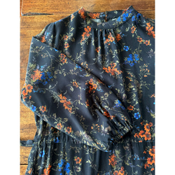 選擇您的尺寸❤️ 超輕盈❤️ 修身顯瘦❤️ 時尚優雅連身裙❤️ 飄逸面料❤️ 復古花朵 第14張的照片