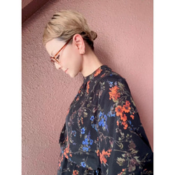 選擇您的尺寸❤️ 超輕盈❤️ 修身顯瘦❤️ 時尚優雅連身裙❤️ 飄逸面料❤️ 復古花朵 第7張的照片