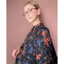 選擇您的尺寸❤️ 超輕盈❤️ 修身顯瘦❤️ 時尚優雅連身裙❤️ 飄逸面料❤️ 復古花朵 第2張的照片