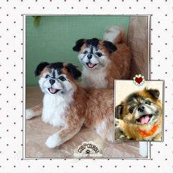 ☆二頭身タイプ☆羊毛フェルト人形オーダーメイド♪イラストプレゼント