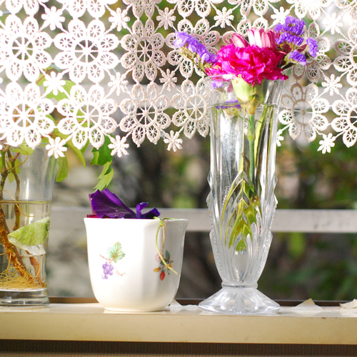 カフェカーテン☆インテリア雑貨☆クロッシェレース☆用途がひろい