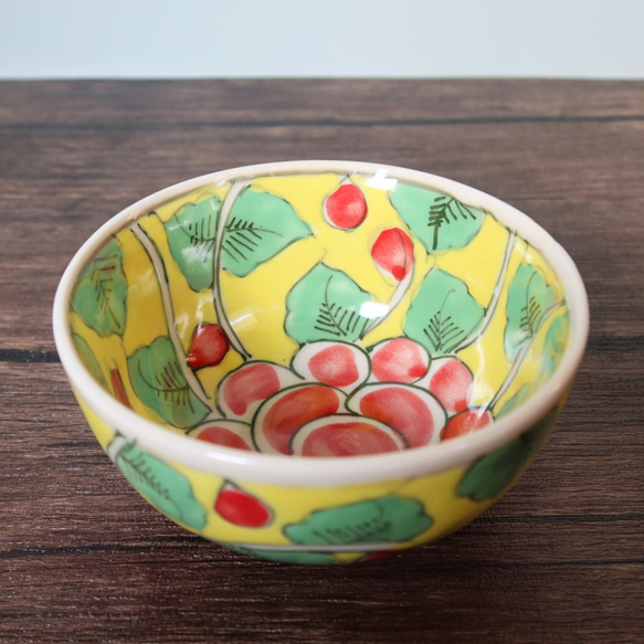 カラフル手描き陶器ボウル6個セット 【公式通販】