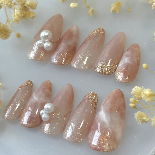 9/24販売【受注販売】キラキラニュアンスネイル ネイルチップ（つけ爪