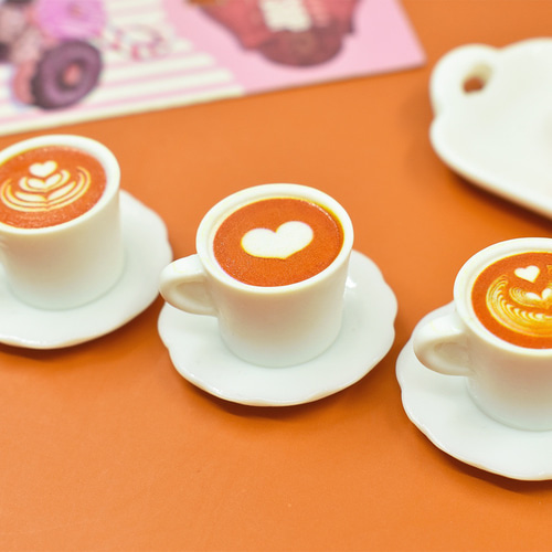 ミニチュア　カフェラテ　デコレーション　パーツ　飾り ミニチュアカフェラテデコレーションパーツ飾り