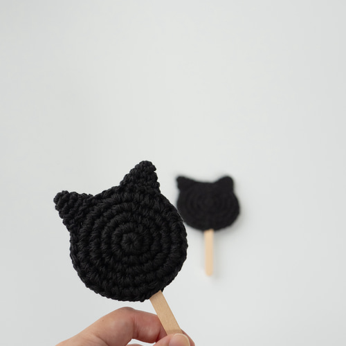 ねこロリポップ♡ ニャリポップ 黒 ブラック 猫 ロリポップキャンディ おままごと