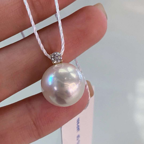 高級】白蝶真珠 ペンダントトップk18 ペンダントトップ パール大好き