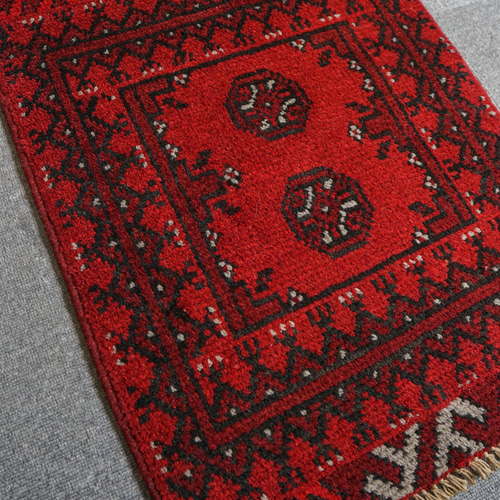 トルクメン ボハララグ 手織り絨毯 ペルシャ ヴィンテージラグ