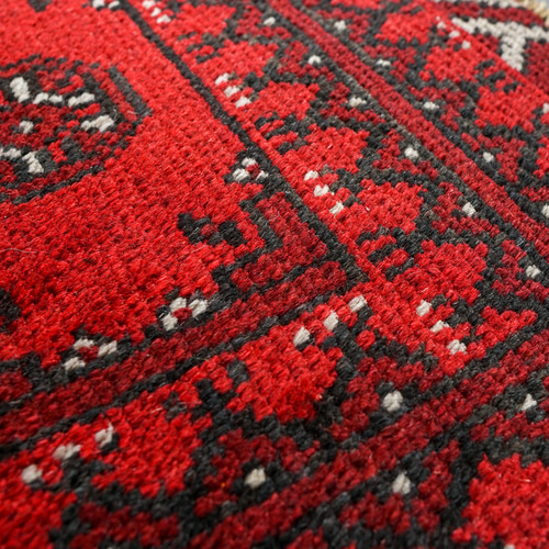 67×52cm トルクメン ボハララグ 手織り絨毯 トライバルラグ ヴィンテージ 64×48cm トルクメン ボハララグ 手織り絨毯 トライバルラグ