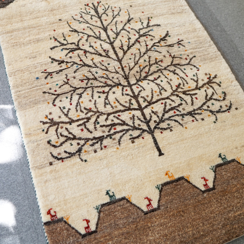 141×86cm ペルシャ手織り 絨毯 カシュクリ ギャッベ 141×86cm ペルシャ手織り 絨毯 カシュクリ ギャッベ